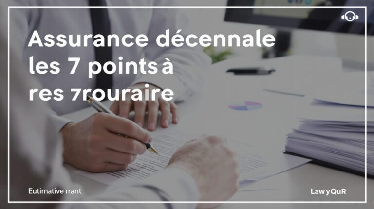assurance décennale
