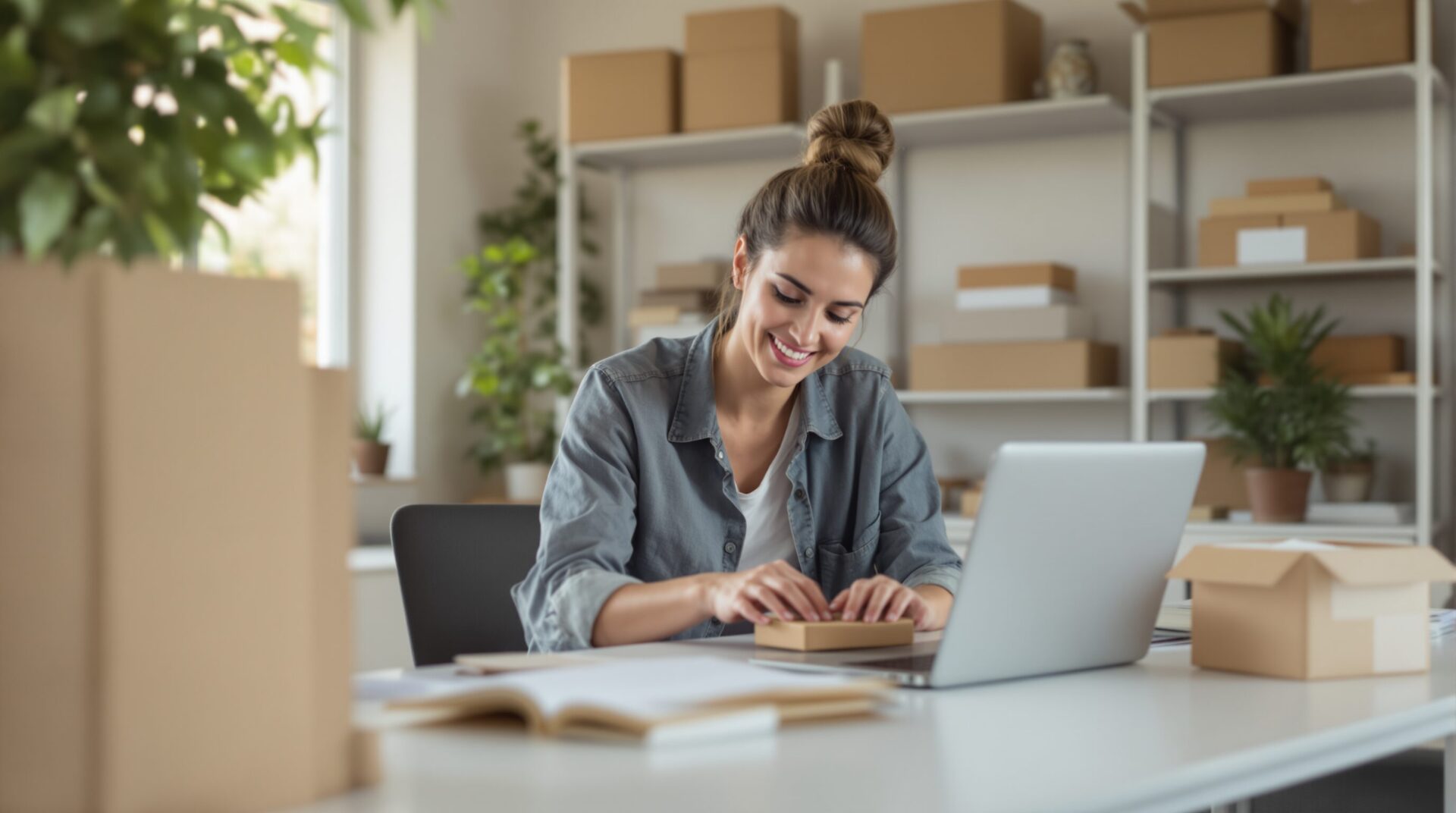 travailler à domicile emballage