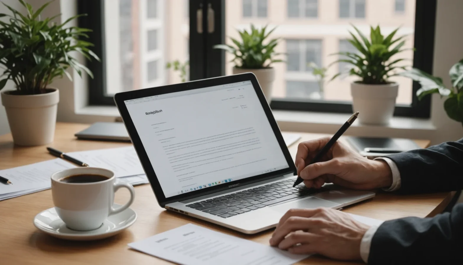 lettre de demission interim