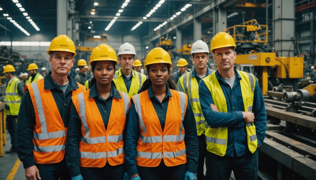 ouvriers non qualifiés de type industriel