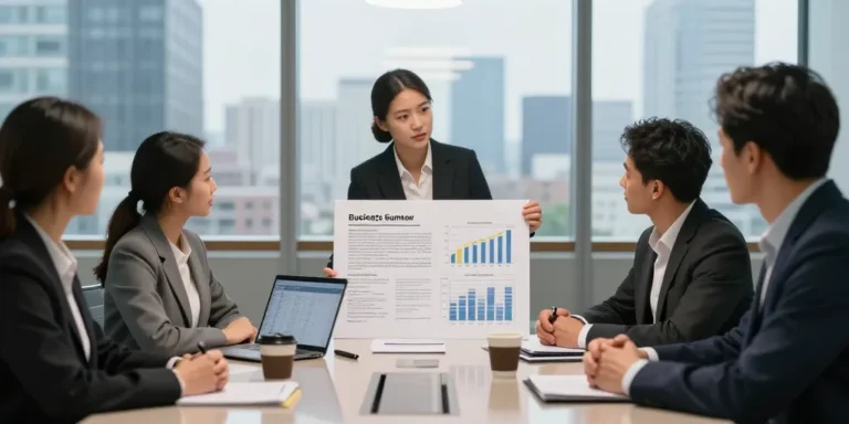 a quoi ressemble un business plan