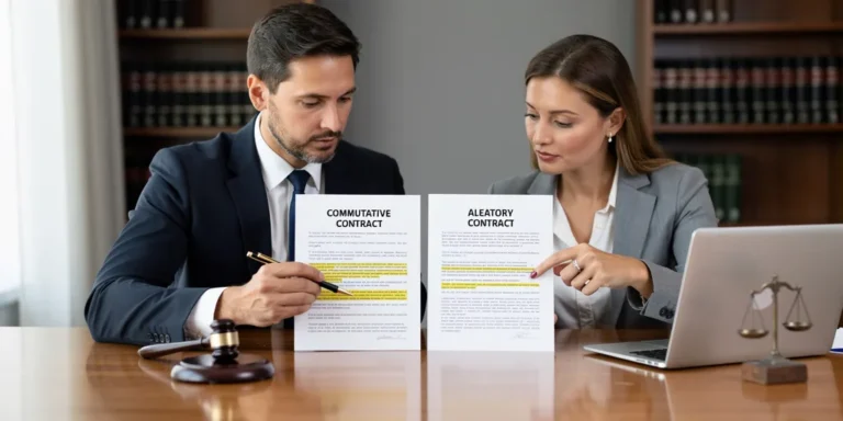 contrat commutatif définition