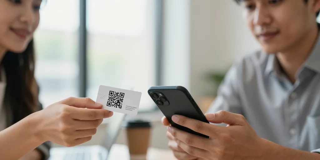 creer un qr code pour carte de visite