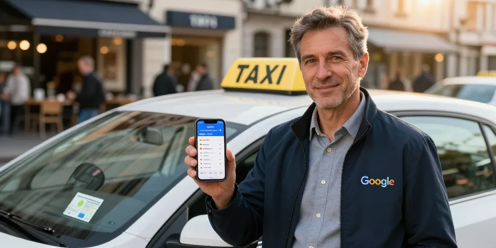 Marketing digital local : comment un chauffeur taxi peut apparaître en premier sur Google ?
