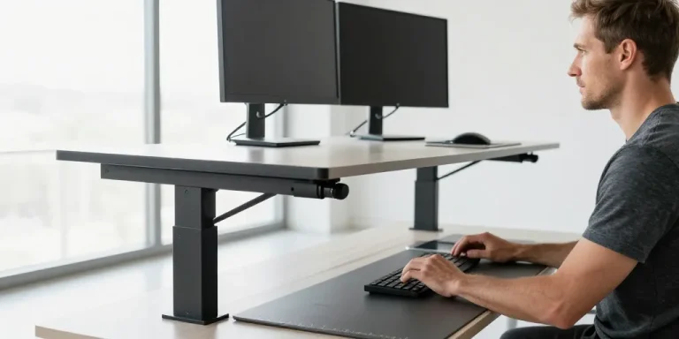 bureau réglable en hauteur