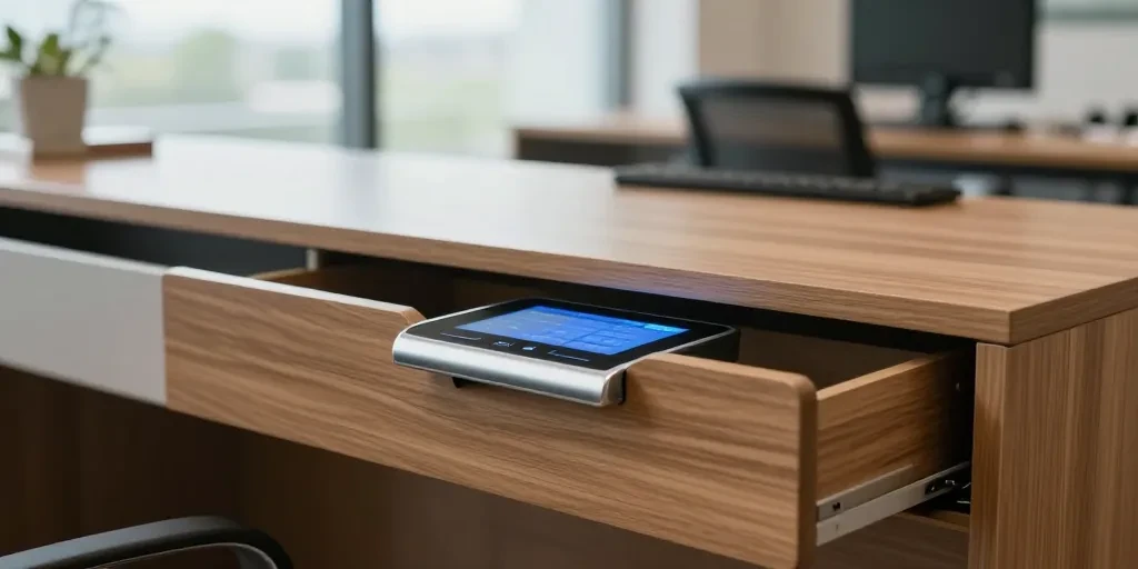 serrure pour tiroir de bureau