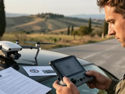 carte autorisation drone italie