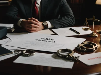 faire un faux contrat de travail risque